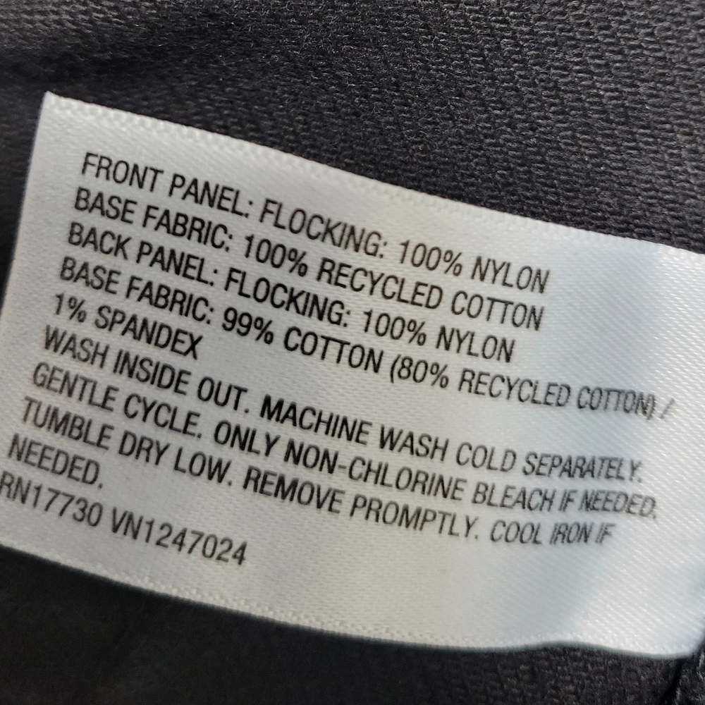Monogrammed Wild Fable High RiseStraightEasy Rigid Denim Floral Black Jeans SZ 8 - Picture 7 of 16